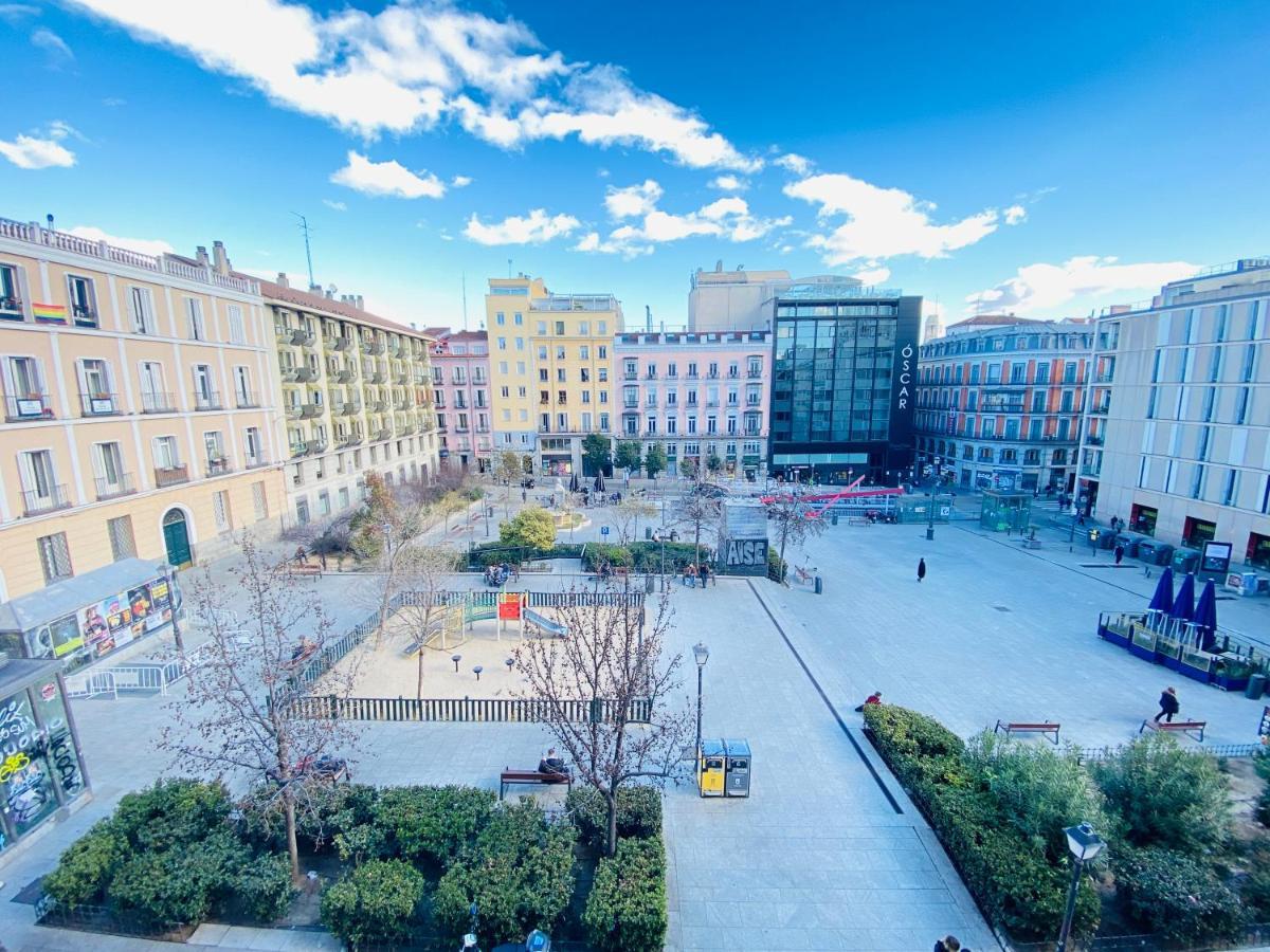 Estudio Doble Con Balcon En Madrid Centro Eksteriør billede